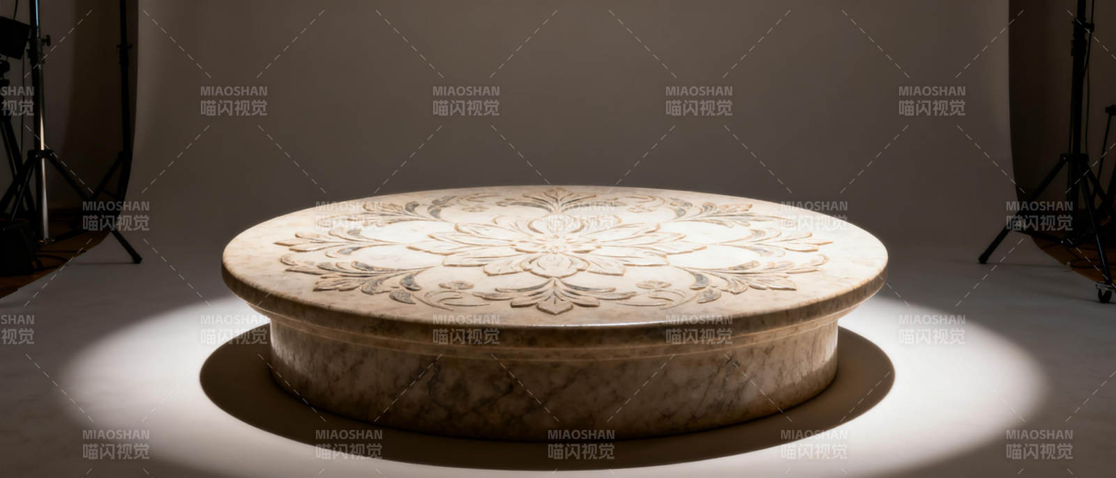 精美石雕圆桌图片