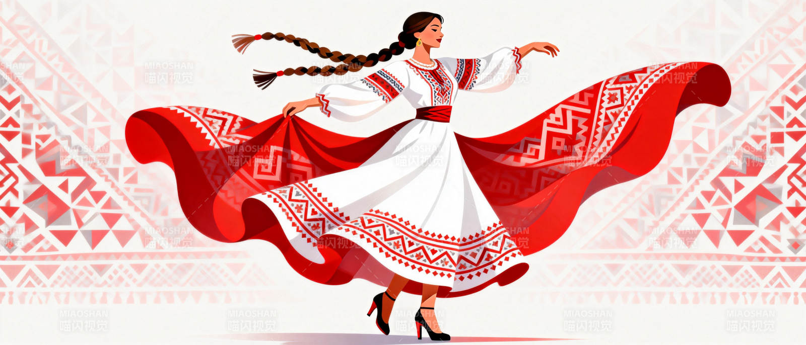 舞动的民族风情图片