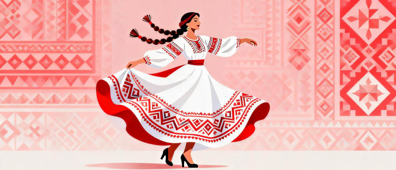 墨西哥舞者翩翩起舞图片