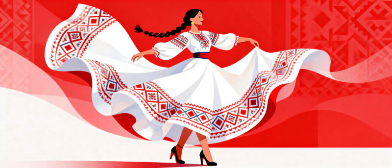 舞动的民族风情图片