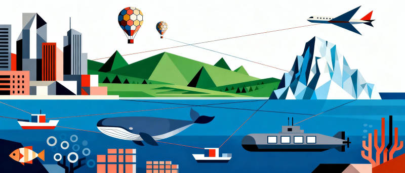 城市与海洋奇景图片