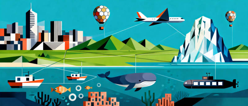 城市与海洋奇观图片