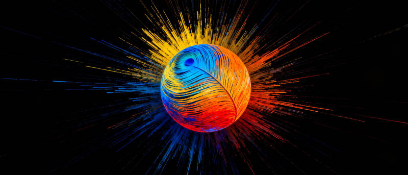 炫彩能量球图片