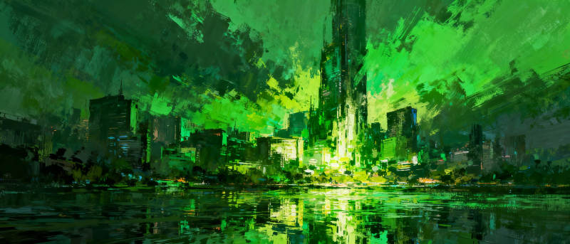 绿光之城图片
