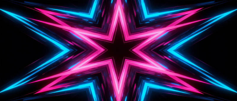 霓虹星芒图片
