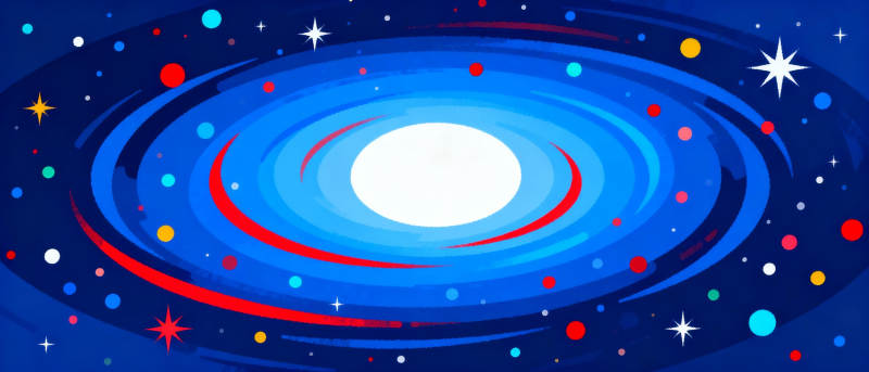 星河璀璨宇宙图图片