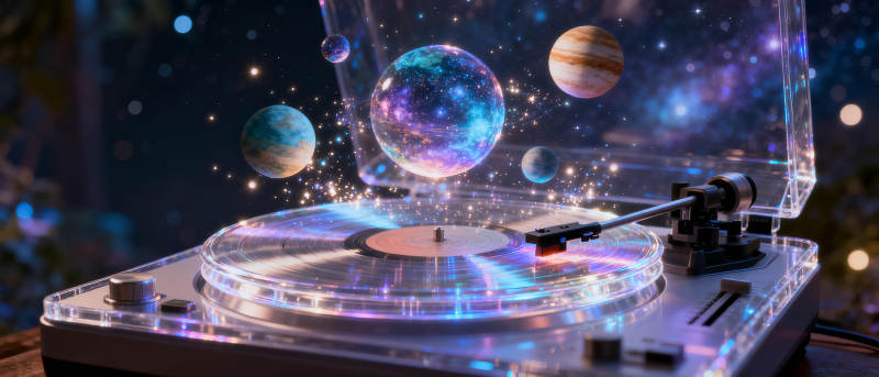 宇宙唱片机图片