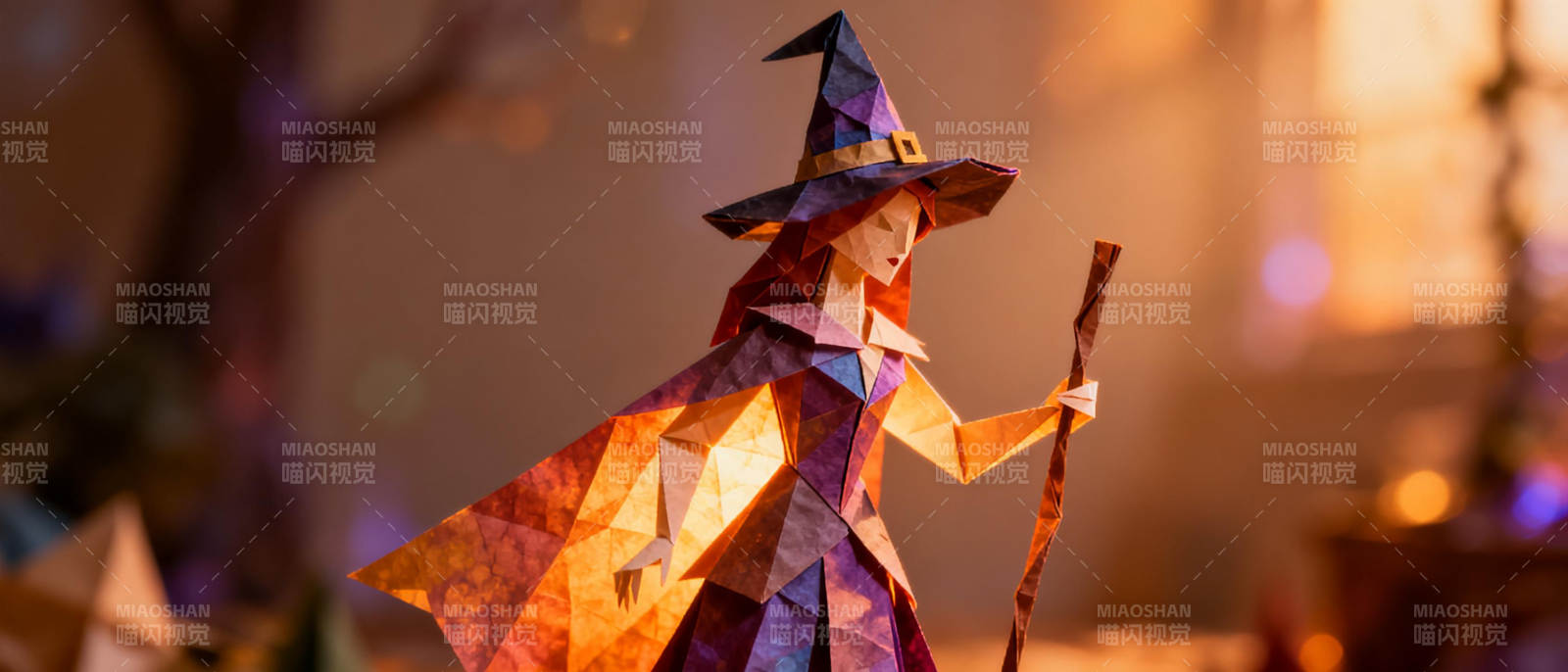 纸艺巫师夜行图片