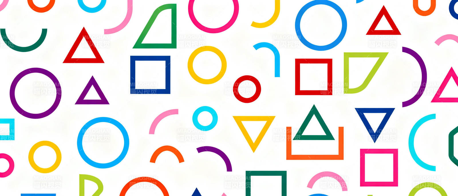 多彩几何图案图片