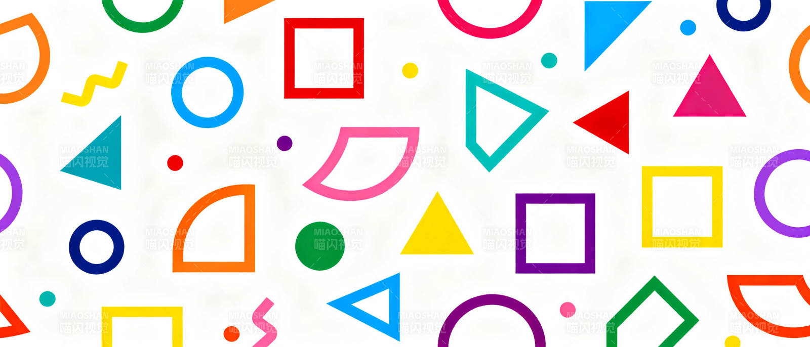 多彩几何图案图片