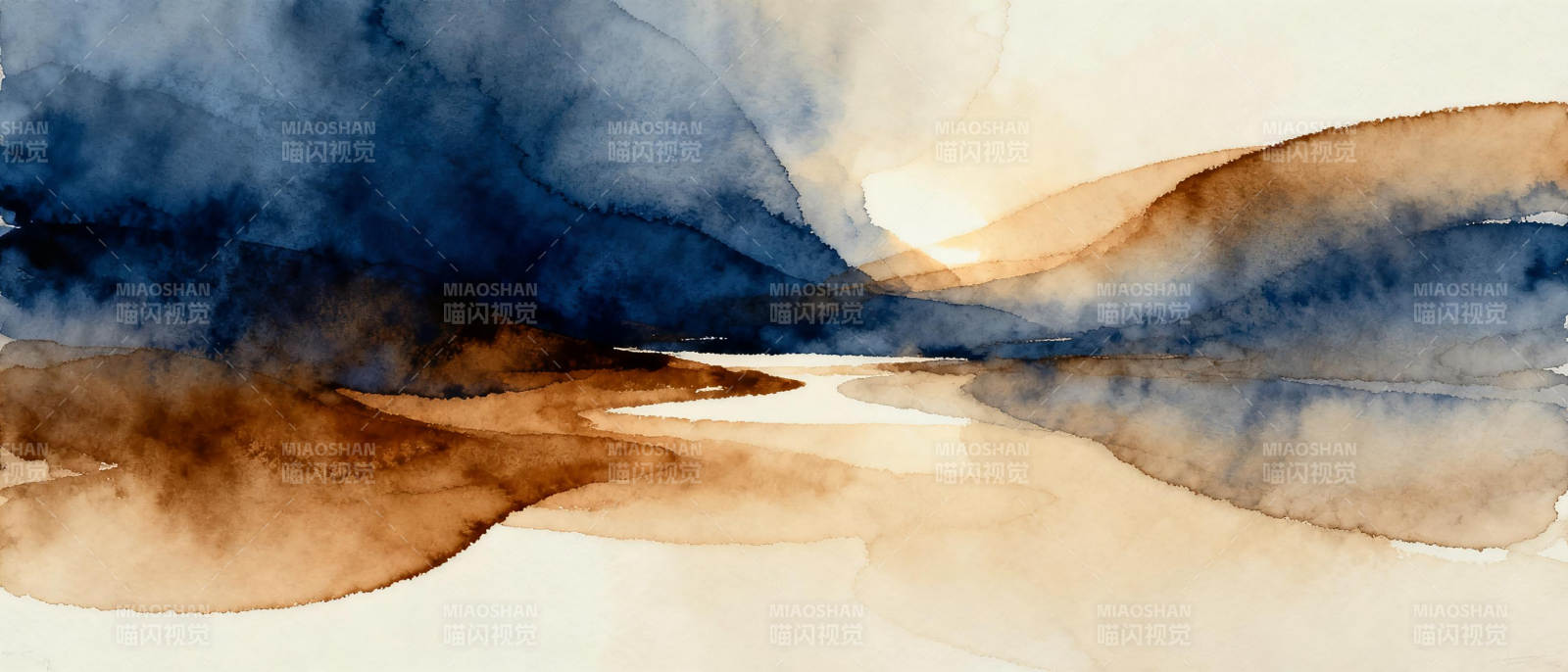 水墨山水意境图片