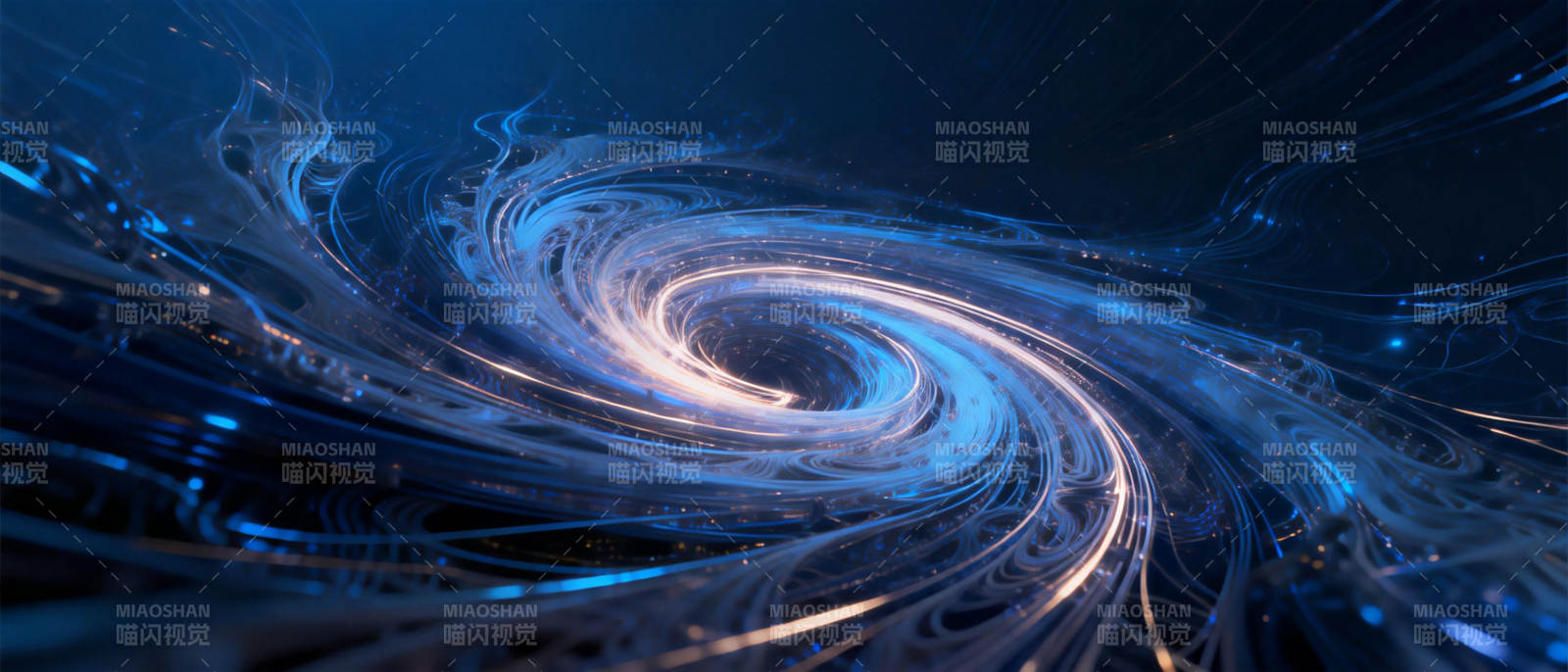 蓝色漩涡之眼图片