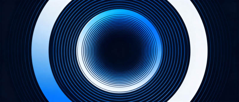 蓝色螺旋光圈图片