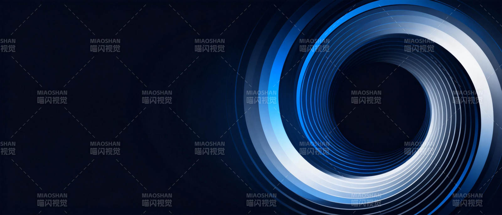 蓝光螺旋漩涡图片