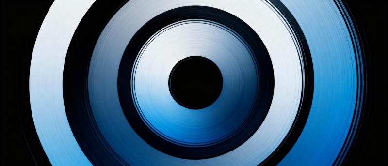蓝光圆环图片