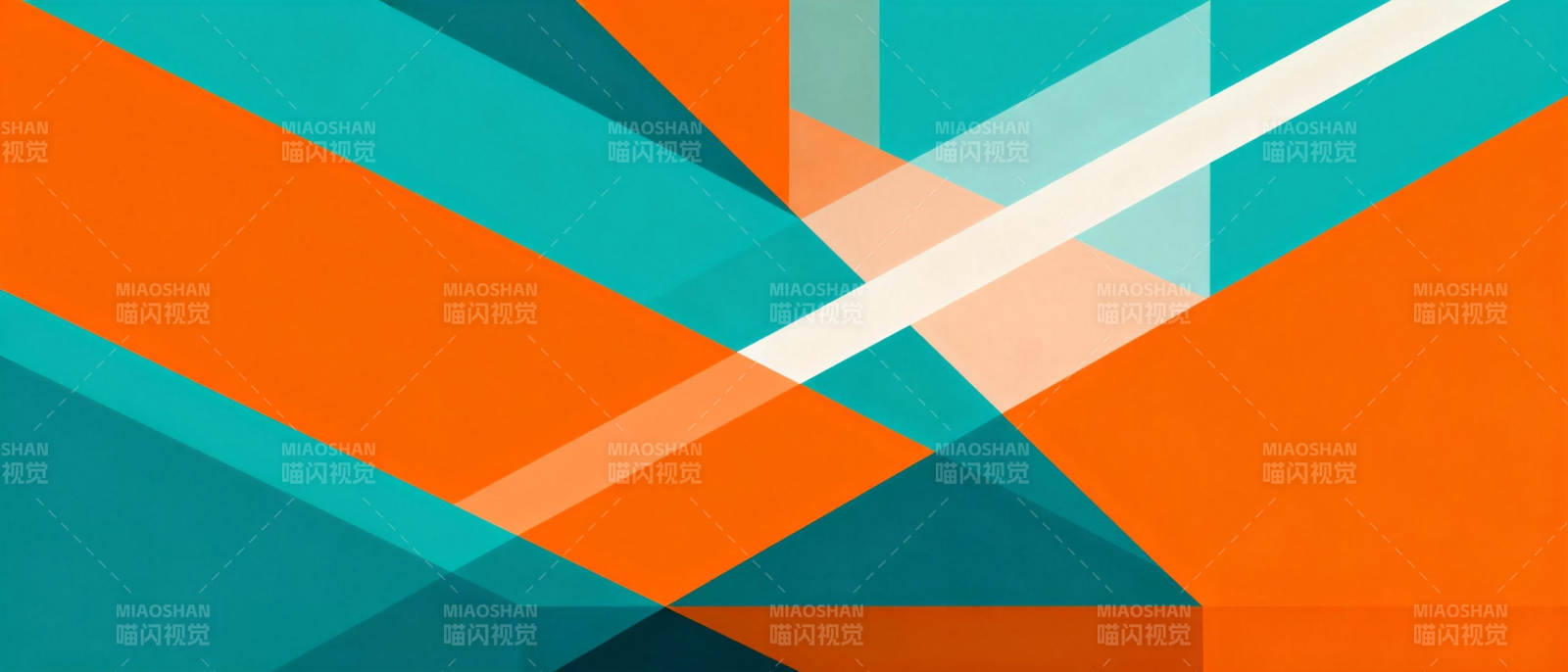 几何色彩交错图片