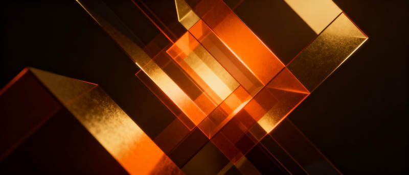 光影交错的几何艺术图片
