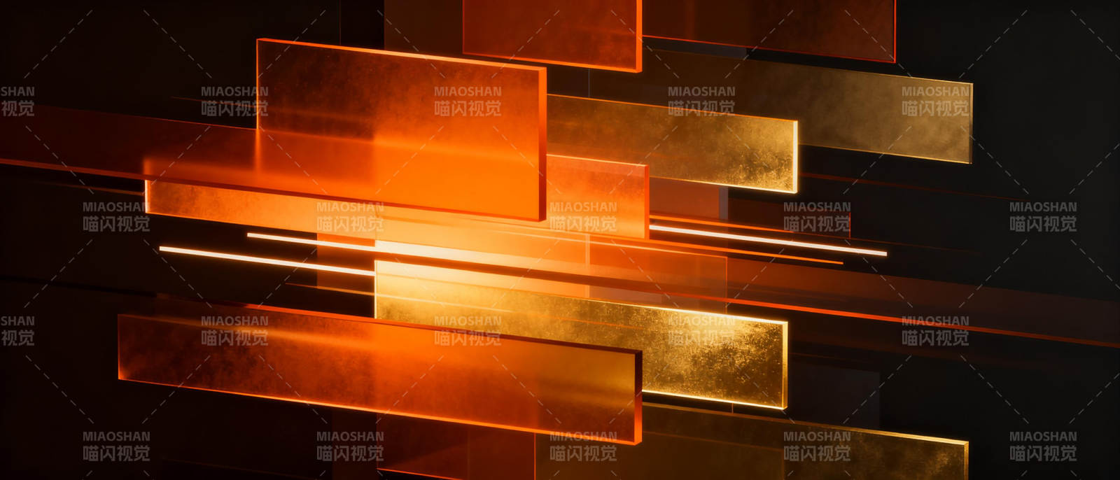 光影交错的几何艺术图片