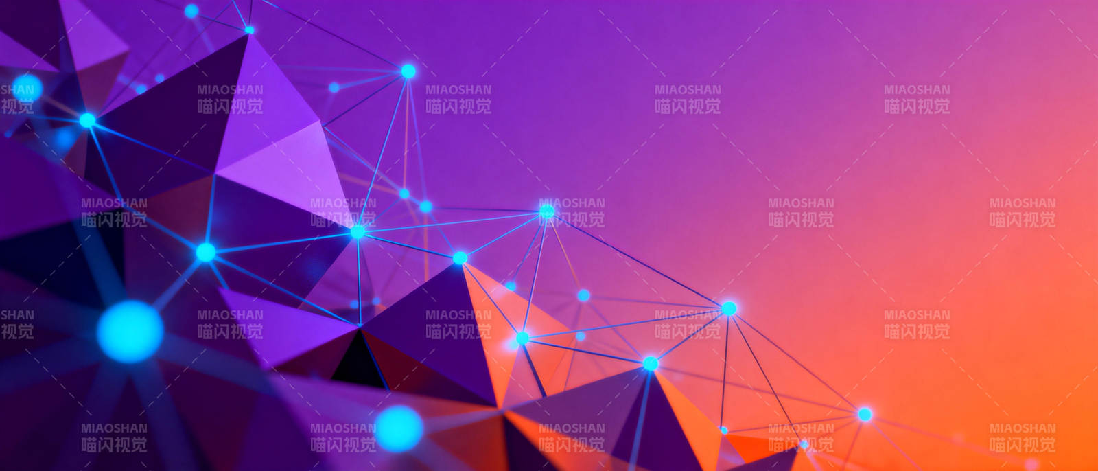 几何光网渐变背景图片