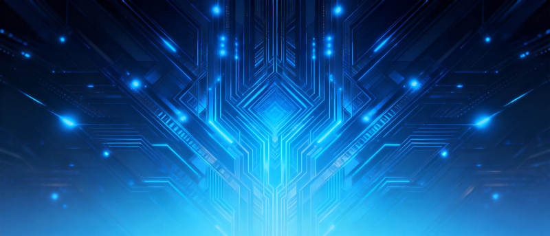 科技蓝光电路图图片