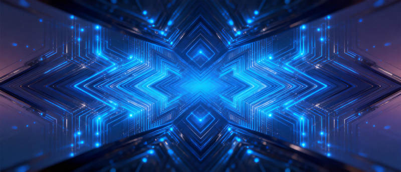 蓝色科技光效背景图片
