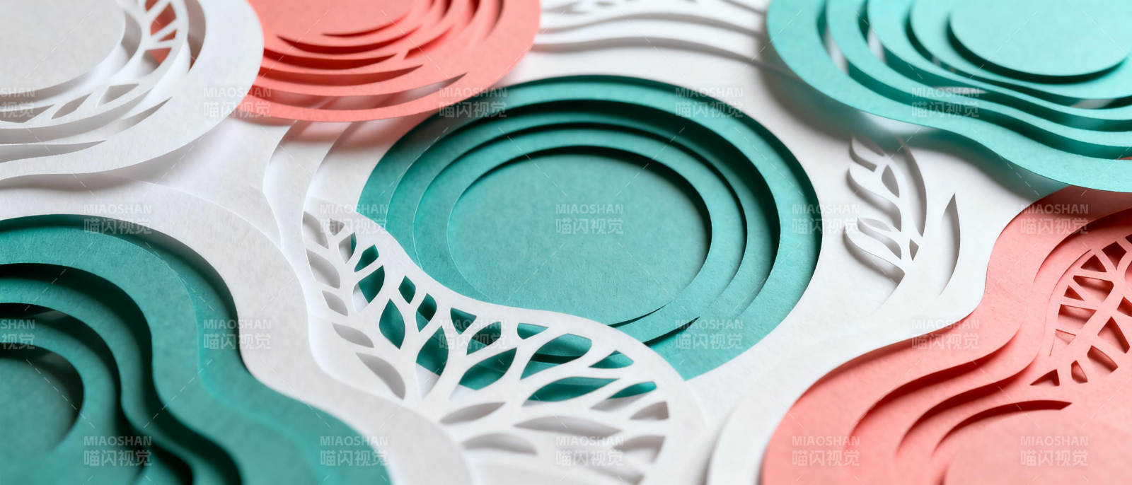 纸艺波纹艺术图片