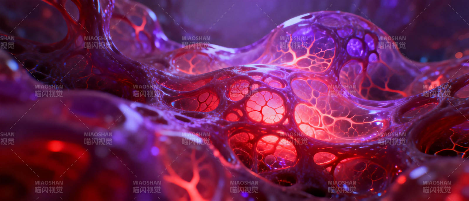 神秘细胞光影图片