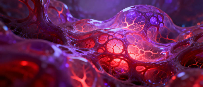 神秘细胞光影图片