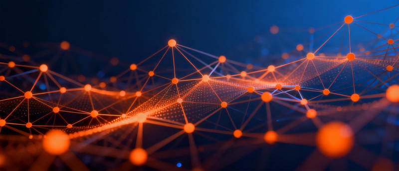 网络连接未来图片