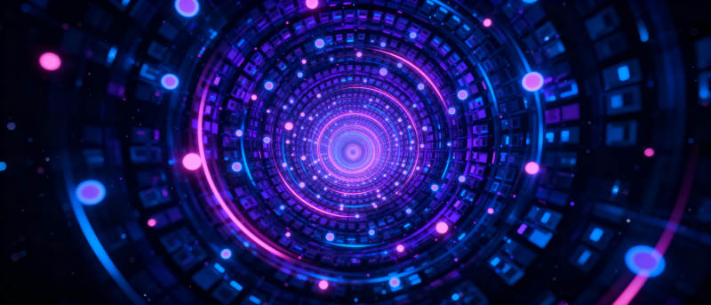 未来科技隧道图片