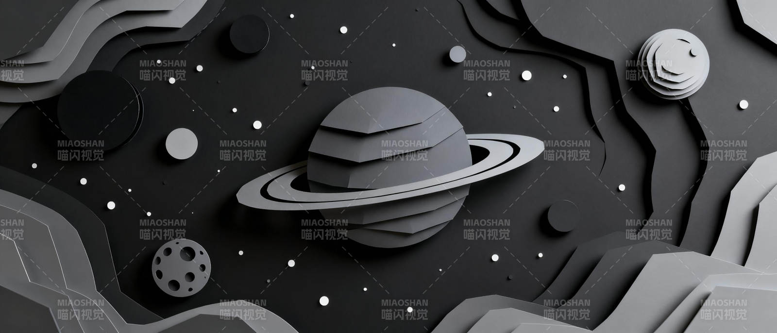 宇宙星环奇景图片