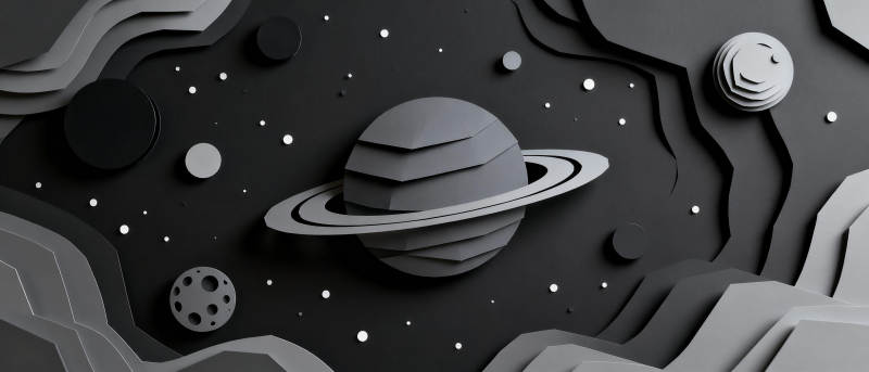 宇宙星环奇景图片