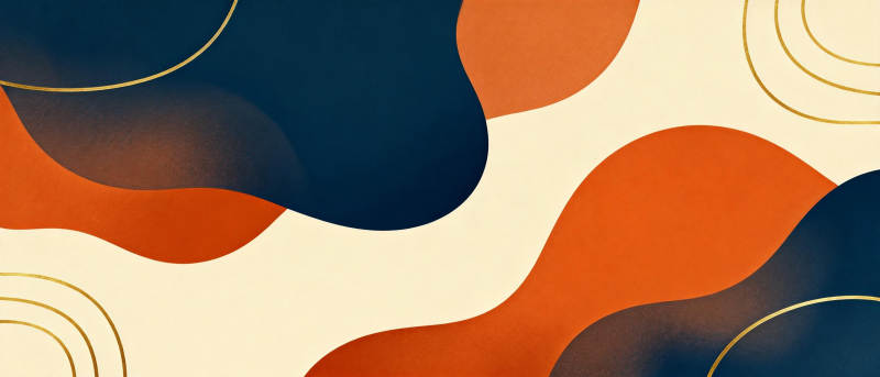 抽象波浪色彩图案图片