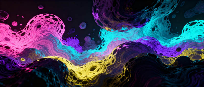 炫彩星云奇景图片