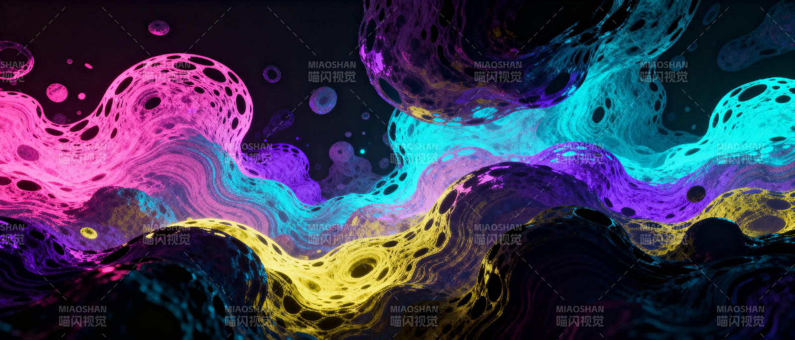 炫彩星云奇景图片