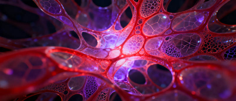 细胞网络光影图片