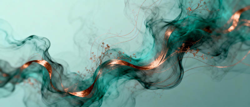 烟雾缭绕的抽象艺术图片