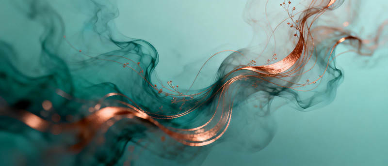 烟雾缭绕的抽象艺术图片