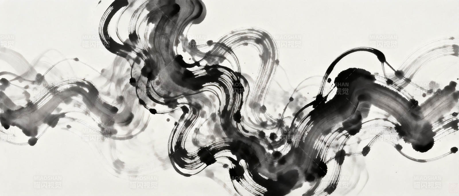 墨韵流动图片