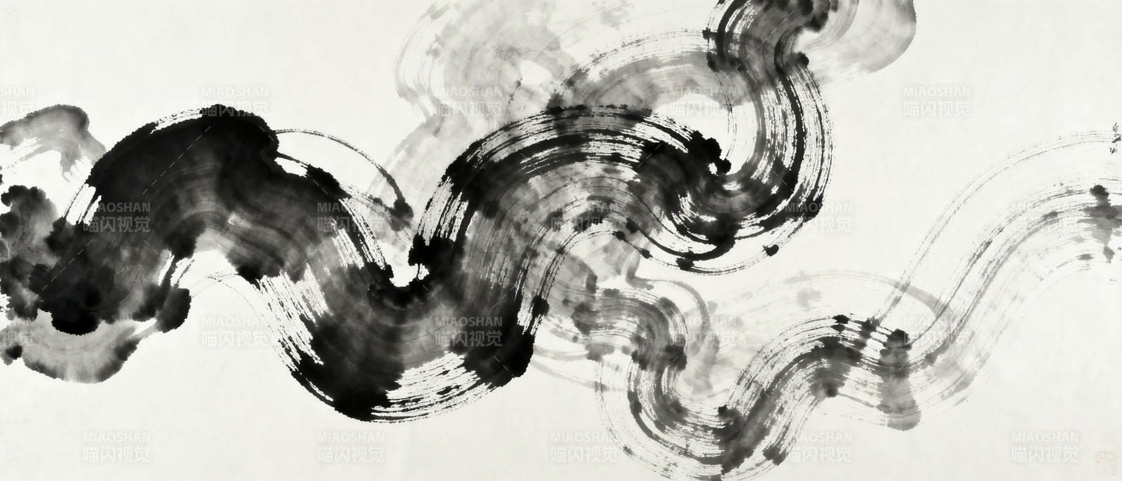 墨韵流动图片