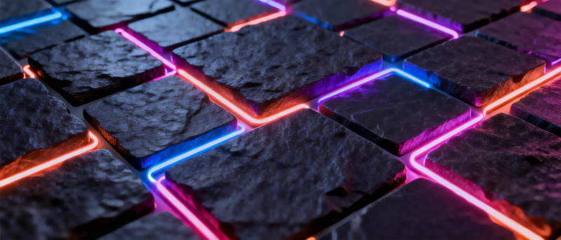 霓虹石砖图片