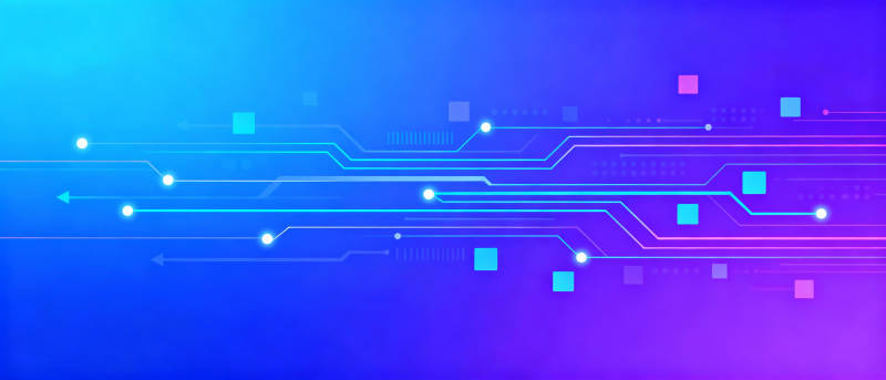科技蓝紫渐变线条图片