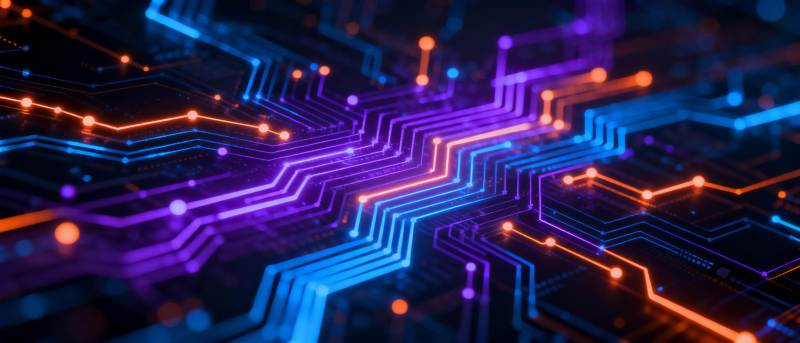 科技电路光影图片