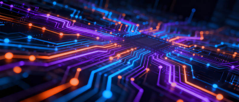 炫彩电路板图片