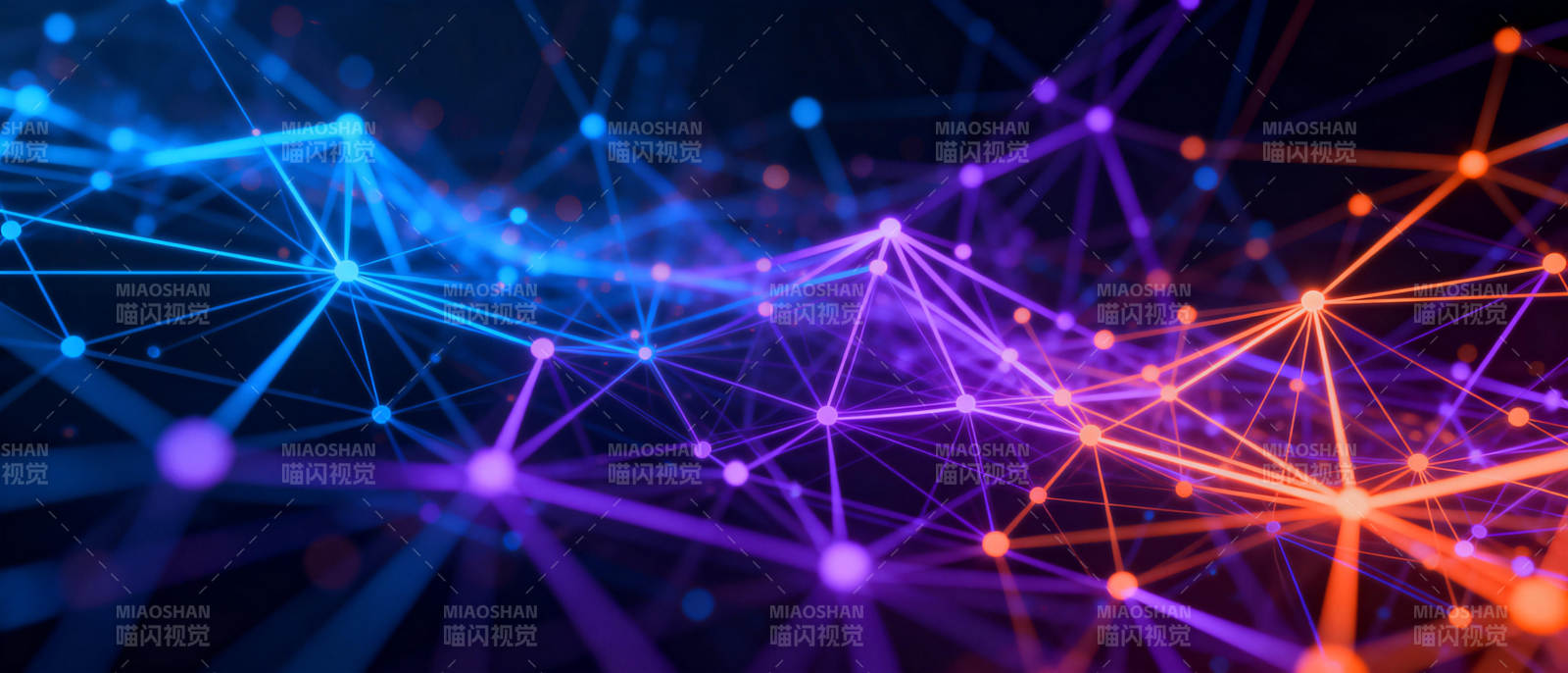 炫彩网络连接图片