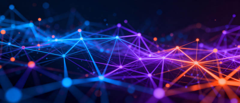 炫彩网络连接图片