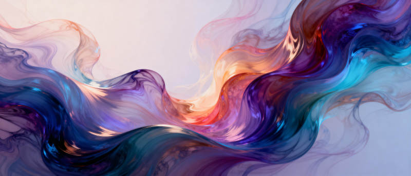 流光溢彩的梦幻漩涡图片