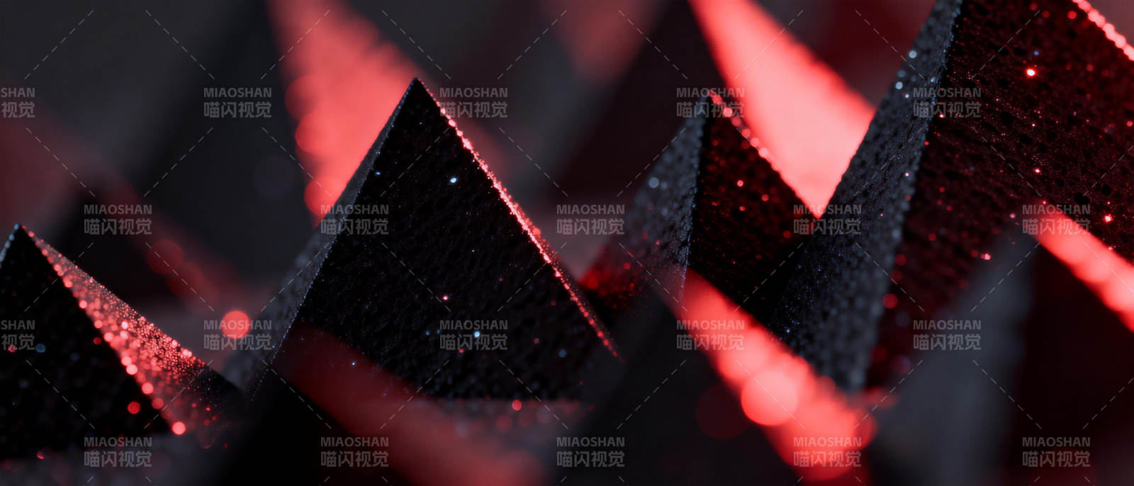 暗红几何光影图片