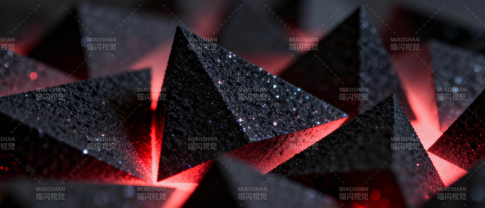 暗黑三角光效图片