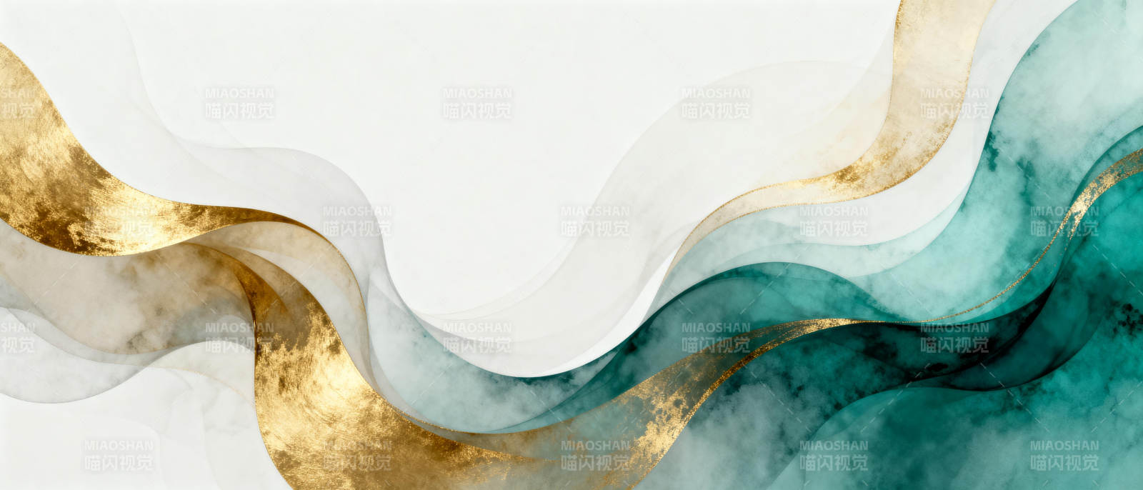 金蓝波纹艺术图片